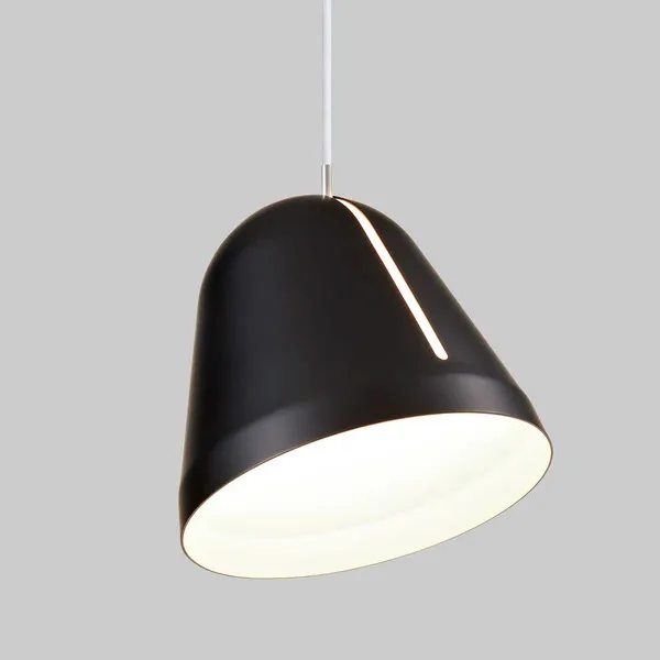 NYTA Pendelleuchte Tilt schwarz matt weiss