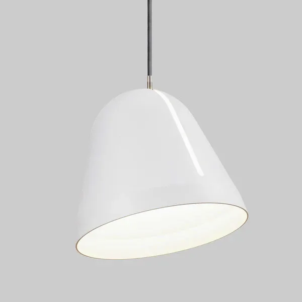 NYTA Pendelleuchte Tilt weiss matt grau