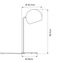 NYTA Tischleuchte Tilt Globe Table – Bild 5