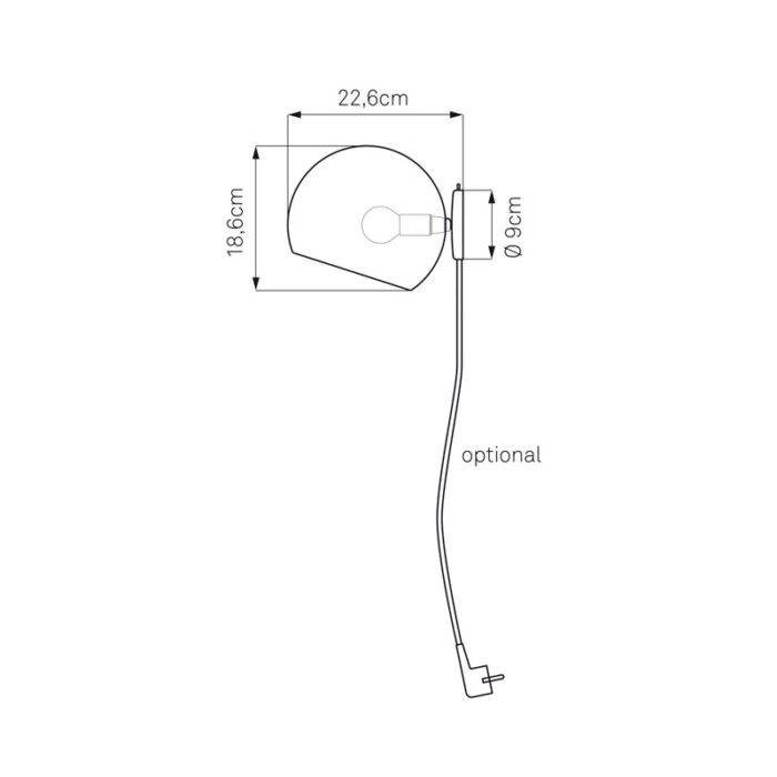 NYTA Wandleuchte Tilt Globe Wall Short – Bild 10