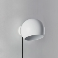 NYTA Wandleuchte Tilt Globe Wall Short weiss matt schwarz