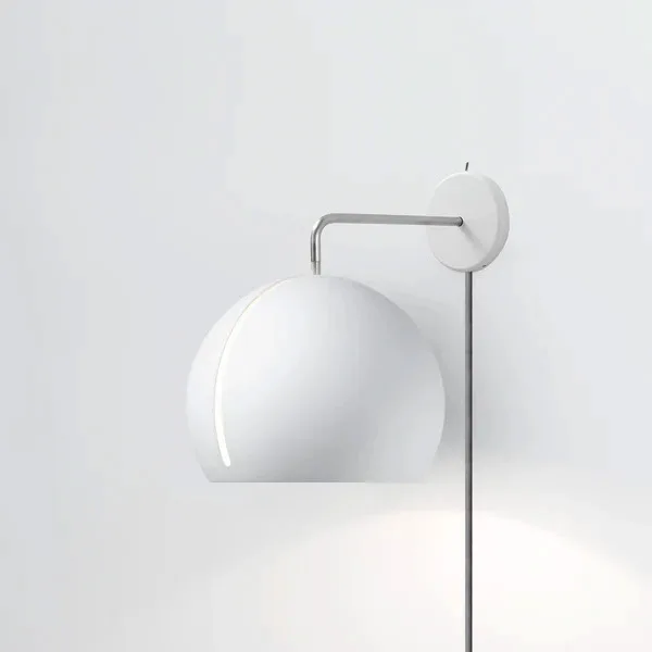 NYTA Wandleuchte Tilt Globe Wall weiss matt grau