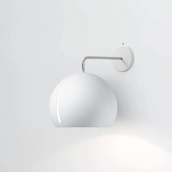 NYTA Wandleuchte Tilt Globe Wall weiss matt ohne Kabel