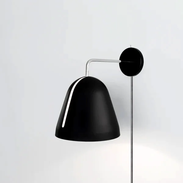 NYTA Wandleuchte Tilt Wall schwarz kabel grau