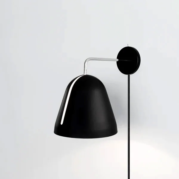 NYTA Wandleuchte Tilt Wall schwarz kabel schwarz