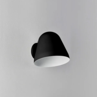NYTA Wandleuchte Tilt Wall Short schwarz ohne kabel