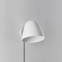 NYTA Wandleuchte Tilt Wall Short weiss kabel grau