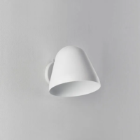 NYTA Wandleuchte Tilt Wall Short weiss ohne kabel