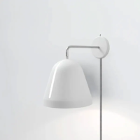 NYTA Wandleuchte Tilt Wall weiss kabel grau
