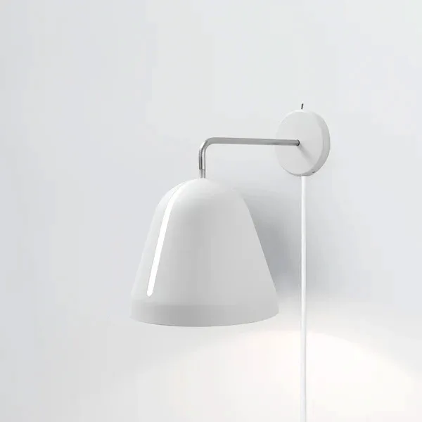 NYTA Wandleuchte Tilt Wall weiss kabel weiss