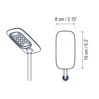 Bover Birdie Set 3 Outdoor Stehleuchte 140L/120LC/110LC – Bild 4