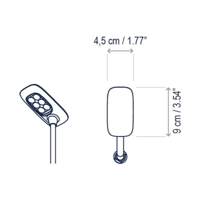 Bover Birdie Set 3 Outdoor Stehleuchte B/90SC/60SC/60SC – Bild 4