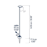Bover Birdie Set 1 Outdoor Stehleuchte B/100L – Bild 3