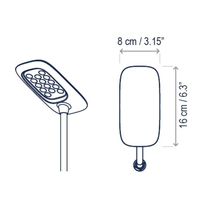 Bover Birdie Set 2 Outdoor Stehleuchte B/140L/110LC – Bild 4