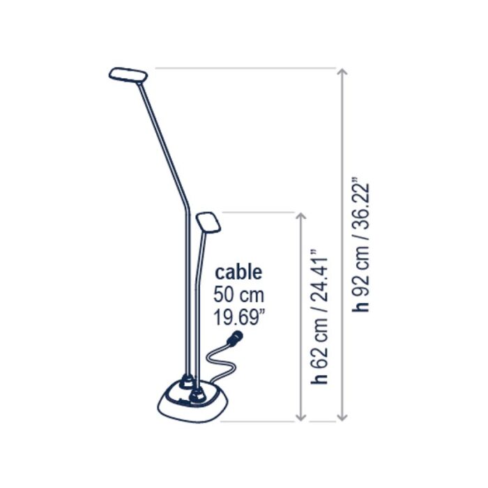 Bover Birdie Set 2 Outdoor Stehleuchte B/90SC/60SC – Bild 3