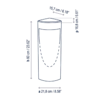 Bover Moai B/60 Outdoor LED-Pollerleuchte – Bild 8