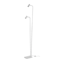 Ideal Lux Ginger PT2 LED-Stehleuchte weiss