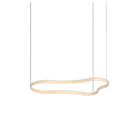 Ideal Lux Waves 3 LED-Pendelleuchte Gold