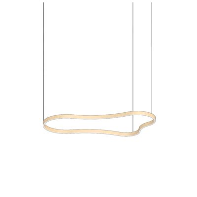 Ideal Lux Waves 3 LED-Pendelleuchte Gold