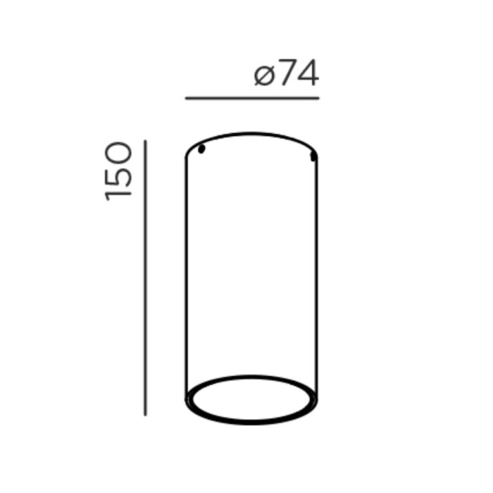 IP44.DE Down.3 R LED Decken-Außenleuchte – Bild 2
