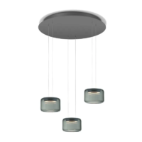 Knapstein SIDRA-Rondo LED-Pendelleuchte dreiflammig – Bild 3