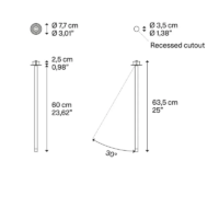 Lodes A-Tube Nano Swing medium Einbauleuchte – Bild 12