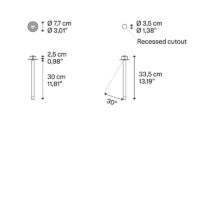 Lodes A-Tube Nano Swing small LED-Einbauleuchte – Bild 12