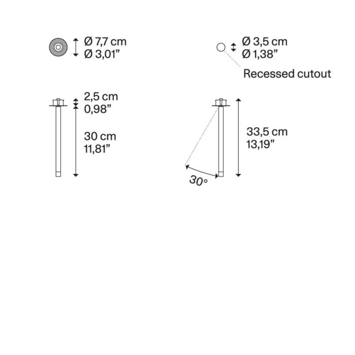 Lodes A-Tube Nano Swing small LED-Einbauleuchte – Bild 14