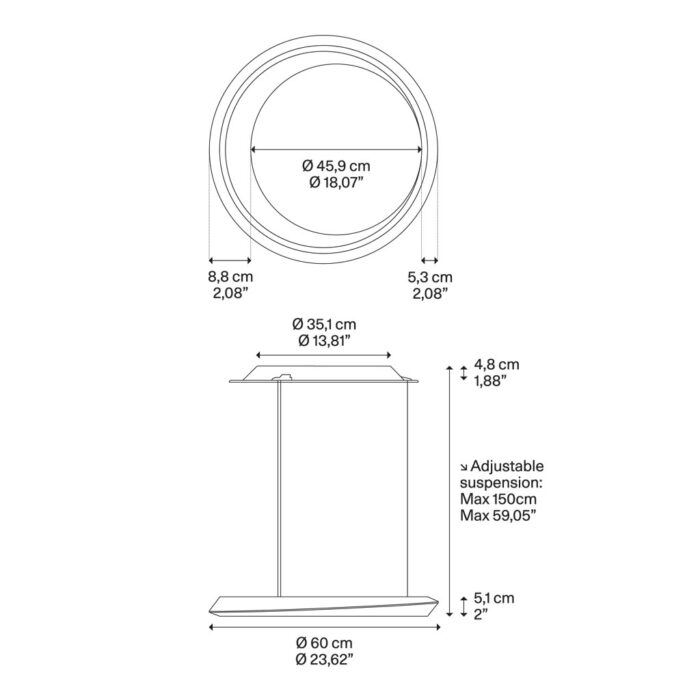 Lodes Tidal Pendelleuchte Adjustable Dali – Bild 11