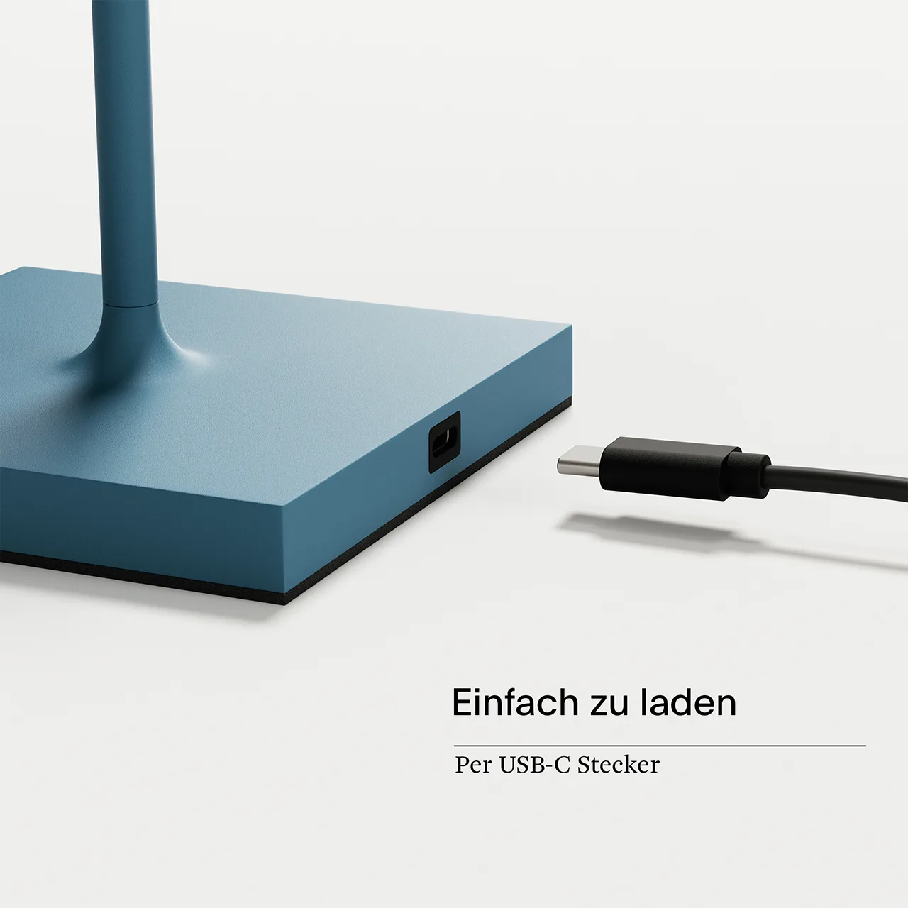 Sigor Nuindie LED-Akku Tischleuchte delphinblau USB-C – Bild 5