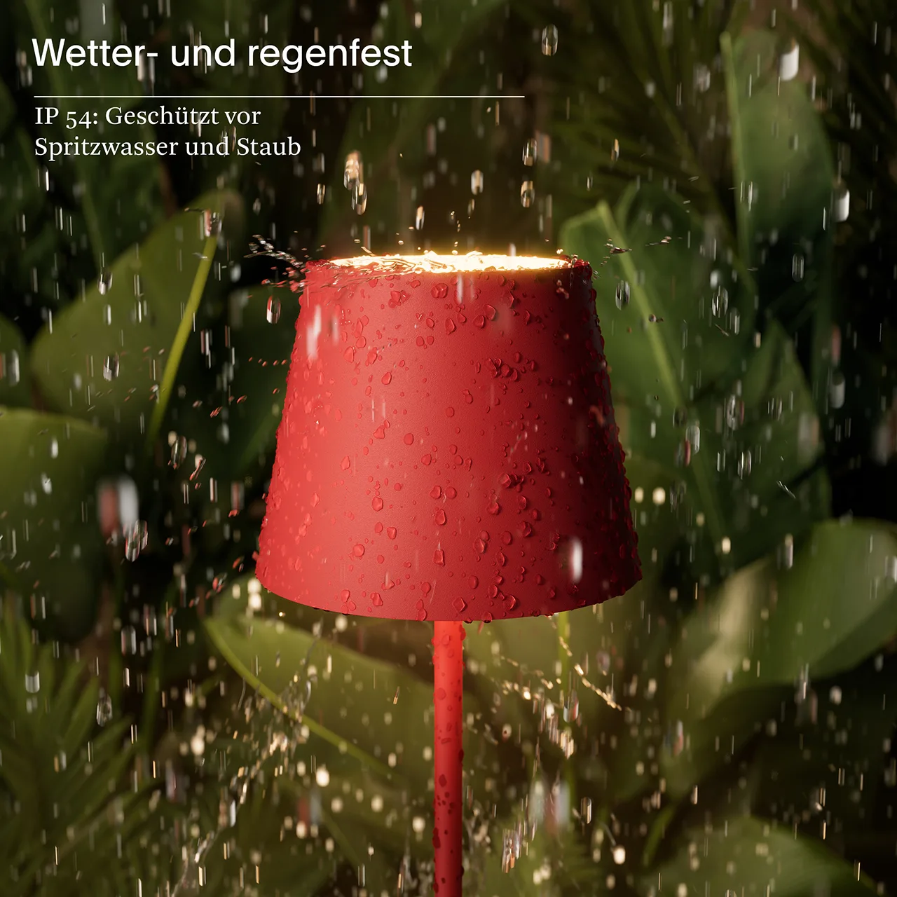 Sigor Nuindie LED-Akku Tischleuchte feuerrot USB-C – Bild 9