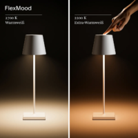 Sigor Nuindie LED-Akku Tischleuchte goldfarben – Bild 6