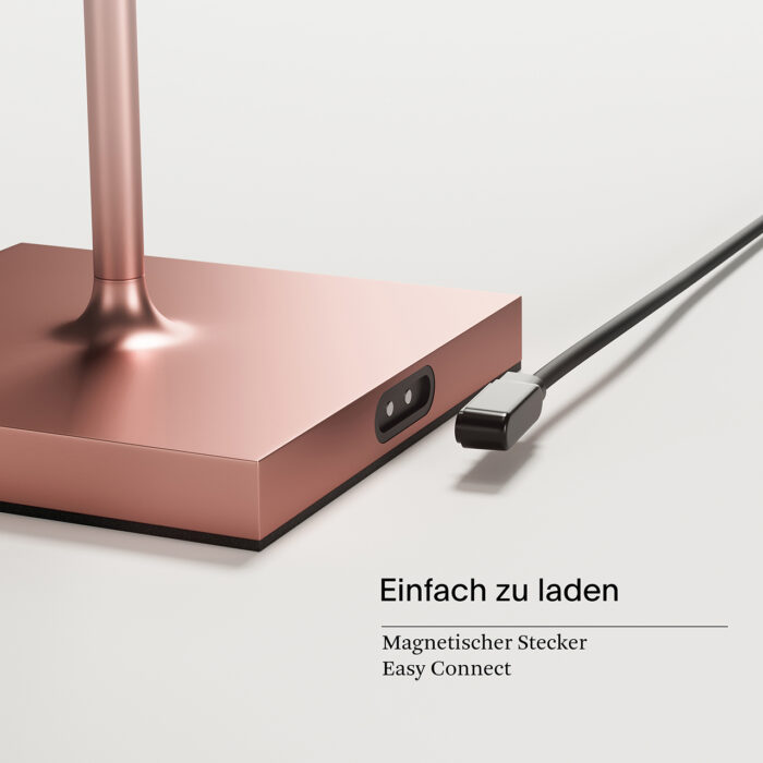 Sigor Nuindie LED-Akku Tischleuchte rosegold – Bild 7