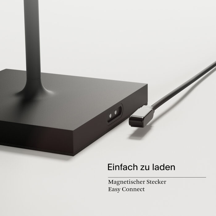 Sigor Nuindie Mini Akku Tischleuchte eckig nachtschwarz – Bild 5