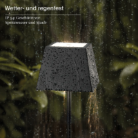 Sigor Nuindie Mini Akku Tischleuchte eckig nachtschwarz – Bild 8