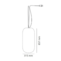 Artemide Gople Outdoor Pendelleuchte – Bild 7