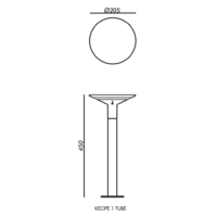 Klewe Keope Akku-Solar Wegeleuchte 45 cm – Bild 6