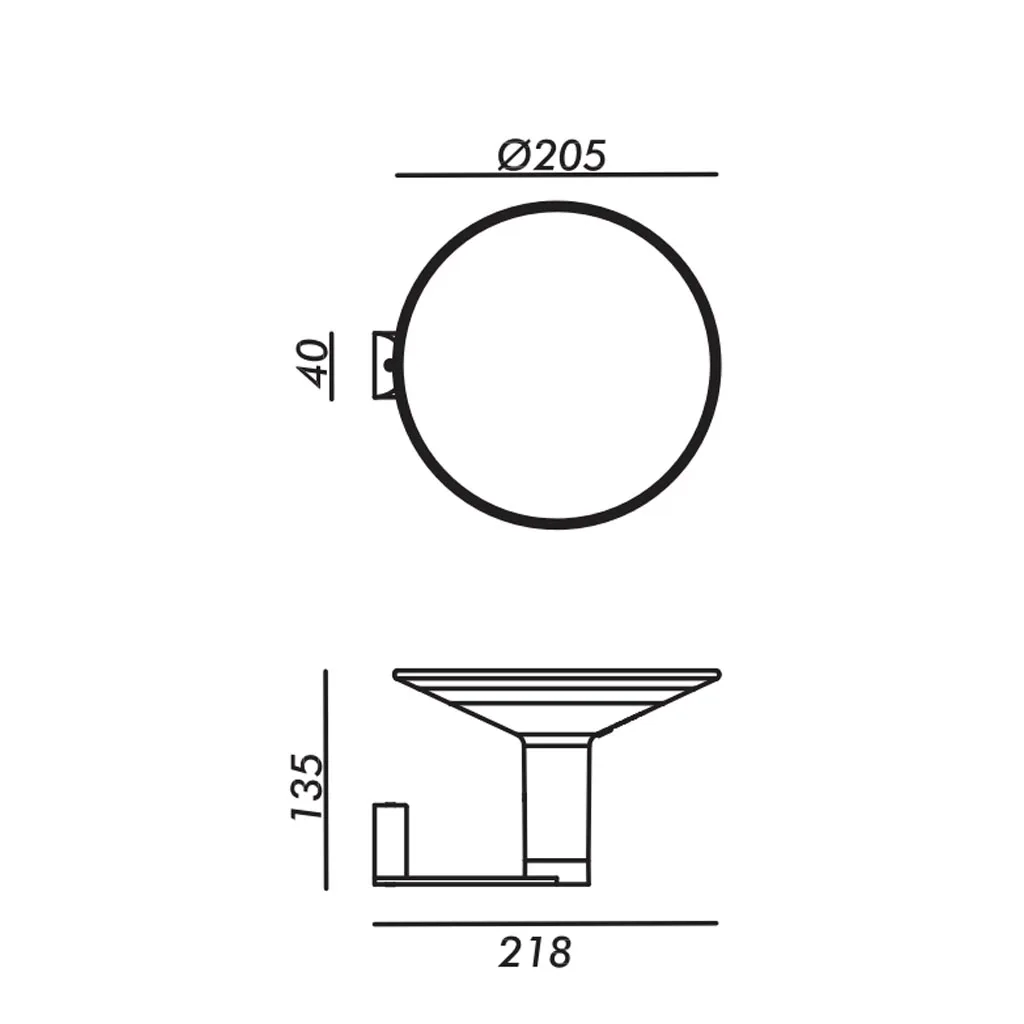 Klewe Keope Wall Akku-Solar Wandleuchte – Bild 5