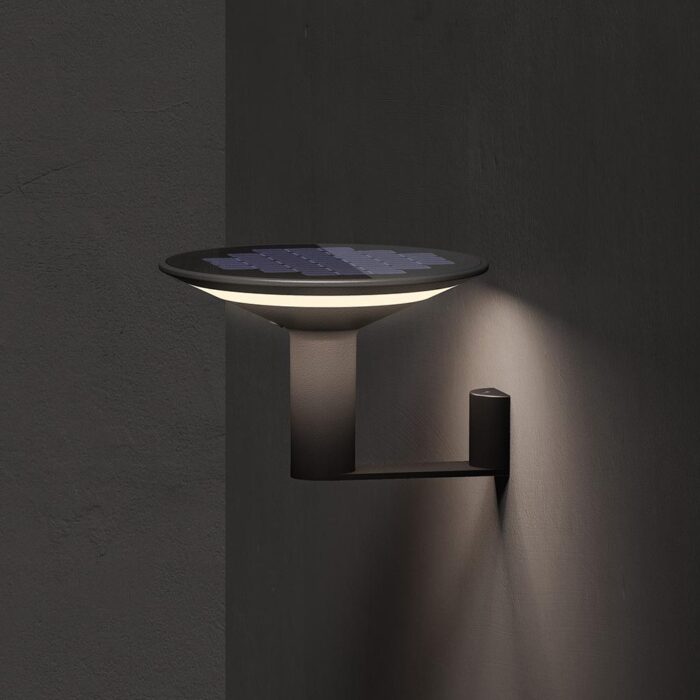 Klewe Keope Wall Akku-Solar Wandleuchte – Bild 3