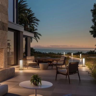 Klewe Radia Maxi Moon Akku-Solarleuchte Outdoor Ambiente