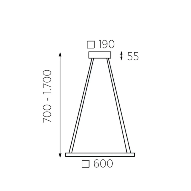 Knapstein NIKA-40 LED-Pendelleuchte – Bild 5