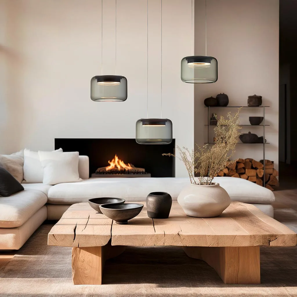 Knapstein SIDRA-Rondo LED-Pendelleuchte dreiflammig