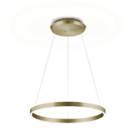 Knapstein SVEA-L60 LED-Pendelleuchte Effekt Bronze