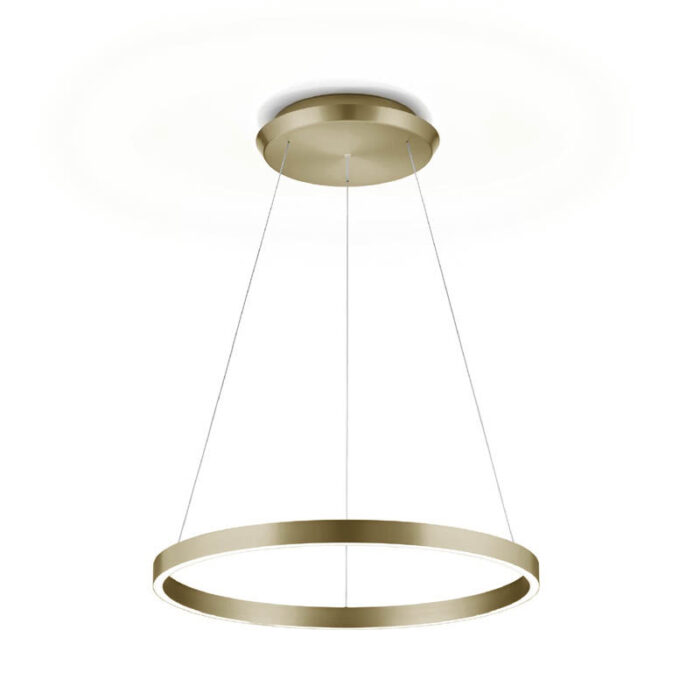 Knapstein SVEA-L60 LED-Pendelleuchte Effekt Bronze