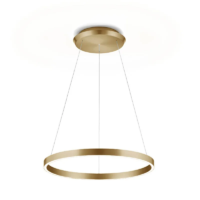 Knapstein SVEA-L60 LED-Pendelleuchte Goldlack matt