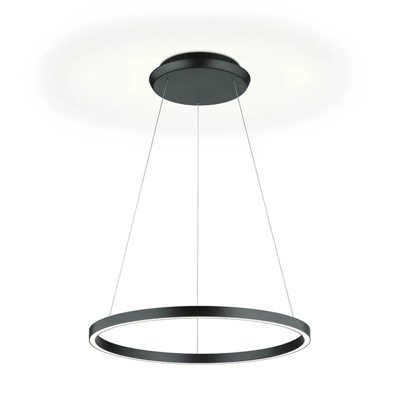 Knapstein SVEA-L60 LED-Pendelleuchte Schwarz