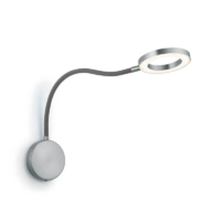 Knapstein TESSA-W-Flex LED-Wandleuchte Graphit Anthrazit Kabel grau