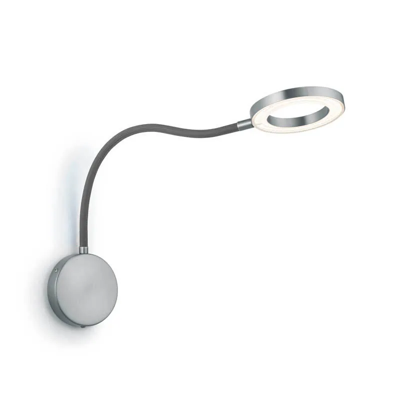 Knapstein TESSA-W-Flex LED-Wandleuchte Graphit Anthrazit Kabel grau