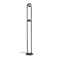Knapstein WEGA-S LED-Stehleuchte schwarz