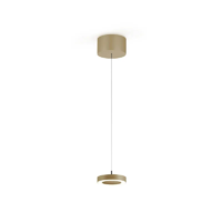 Knapstein DAJA-1 LED-Pendelleuchte einflammig Effekt Bronze